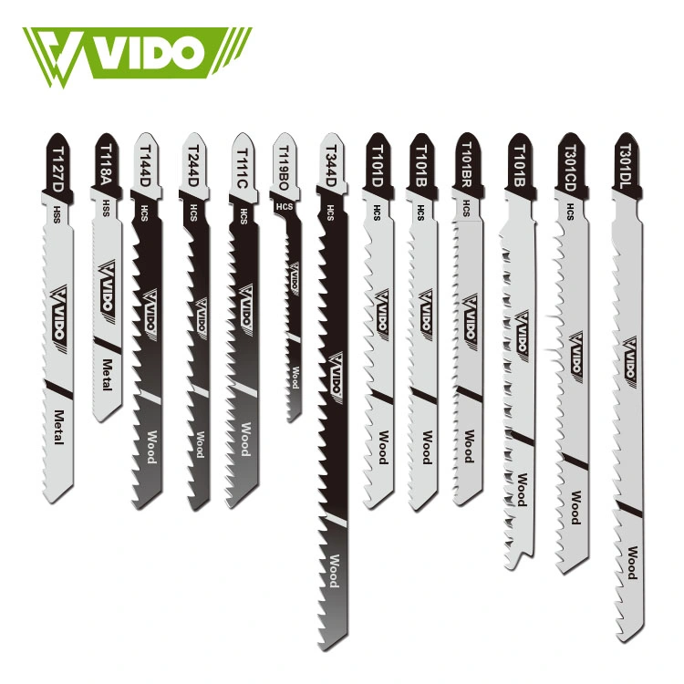 Vido T344D Medium Metal Jigsaw Blades HSS Hcs Material Jig Saw Blades