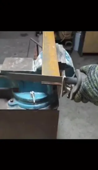 Hojas de sierra alternativa con punta de carburo 7tpi para cortar hierro en ángulo