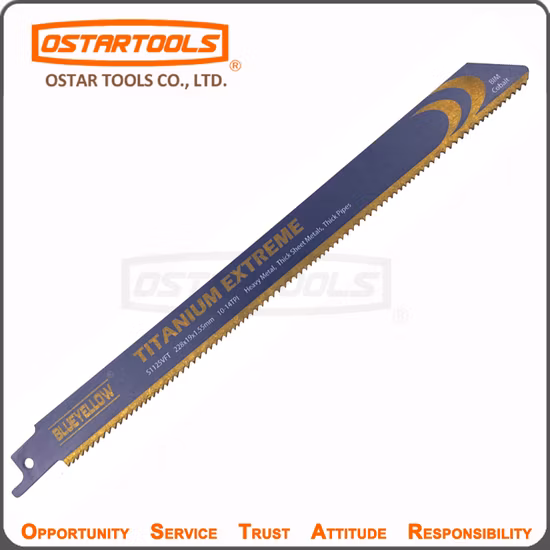 Hoja de sierra alternativa Bim de titanio S1225vft 300 mm